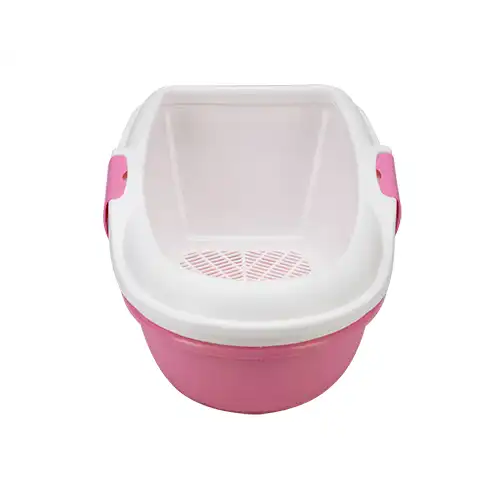 ظرف خاک دو لگن گربه با توری تخلیه زاریکس